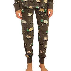 PJ Salvage Winter Trailer Plush PJ Pants